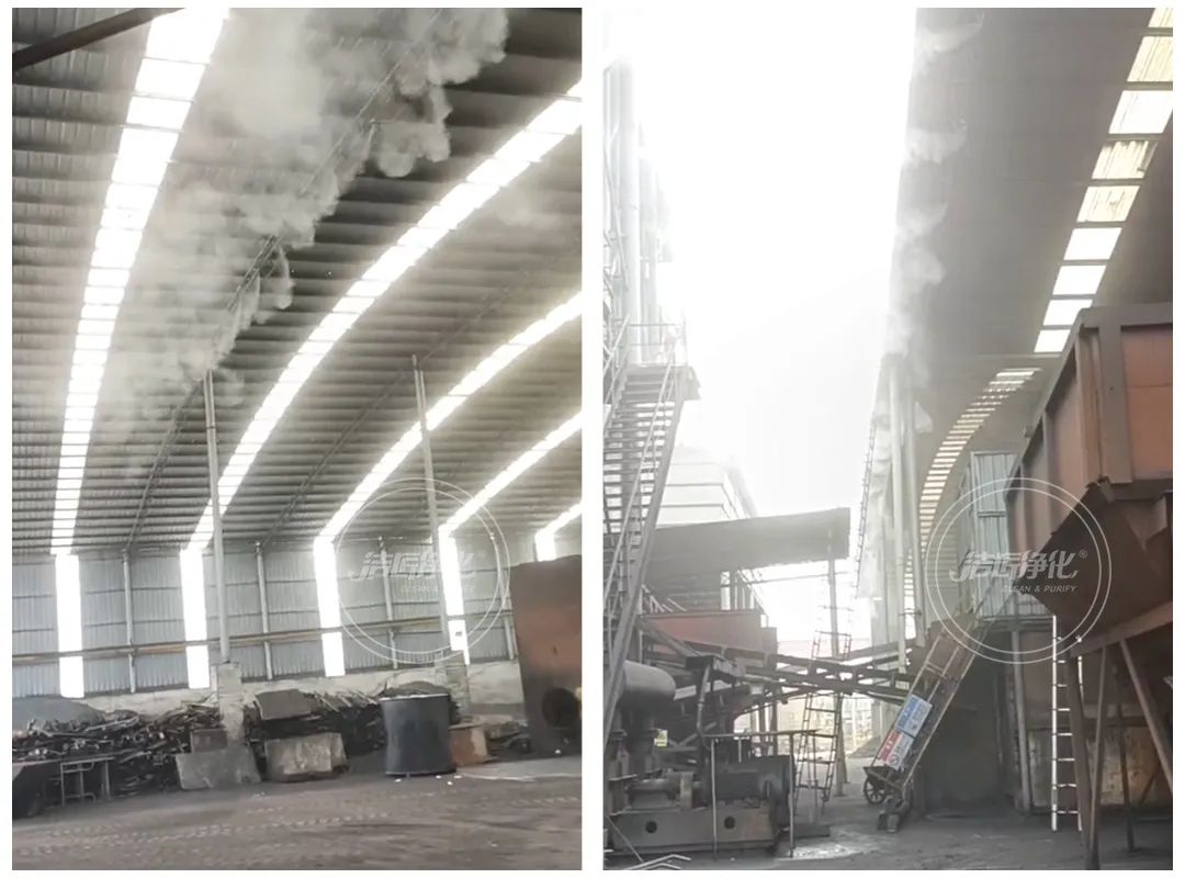 為陶瓷廠煤氣站安裝100+個高壓噴霧頭！Dejing的凈?除臭顯實力！.jpg